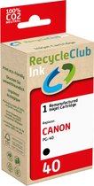 Cartouche d'encre RecycleClub - Cartouche d'encre - Alternatief pour Canon PG-40 Zwart 22ml - 680 pages
