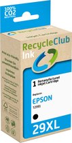 RecycleClub inktcartridge - Inktpatroon - Geschikt voor Epson - Alternatief voor Epson T2991 29XL Zwart - 665 pagina's - Aardbei