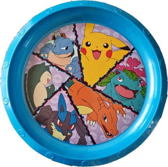 Assiette enfant Pokémon - Stor - Vaisselle pour enfants Pokémon - Picachu -  Dracaufeu... | bol