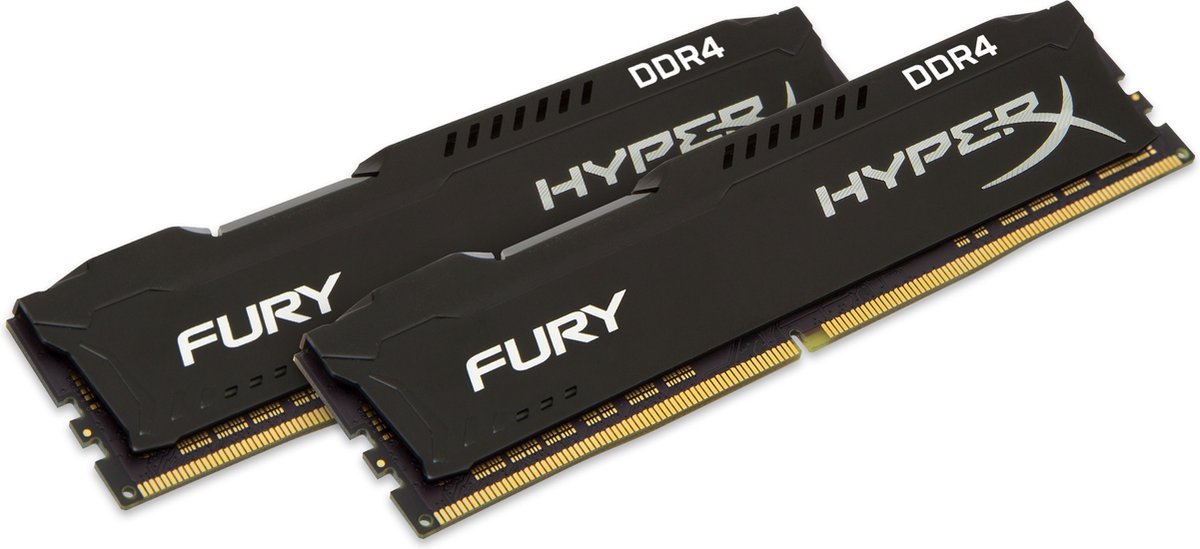 HyperX FURY Memory Black 16GB DDR4 2133MHz Kit geheugenmodule 2 x 8 GB