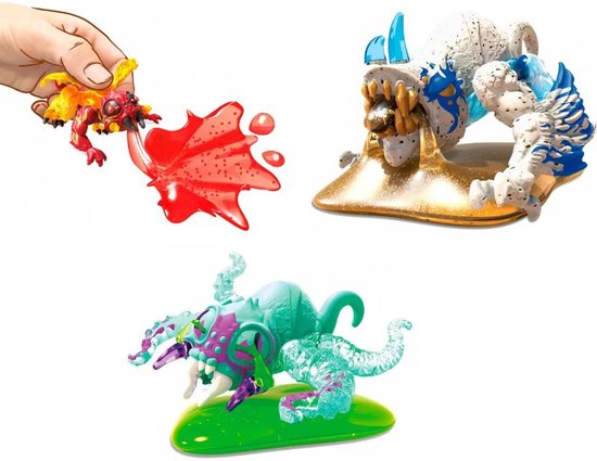 Mega Brands Breakout Beast – Uovo Misterioso Con Creatura Grifforce E Slime, Versione Verde, GFM62