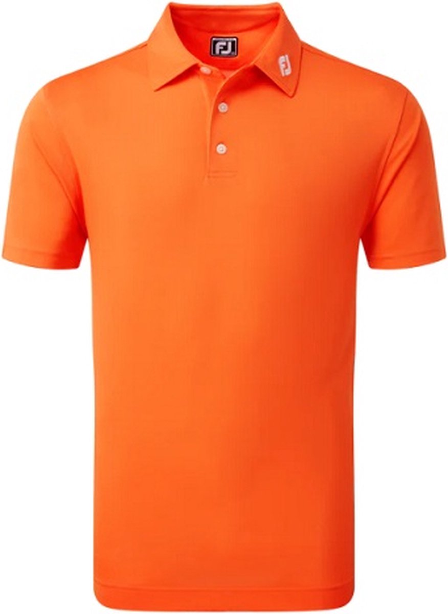 Footjoy Pique Poloshirt 80131 Oranje Maat XXL