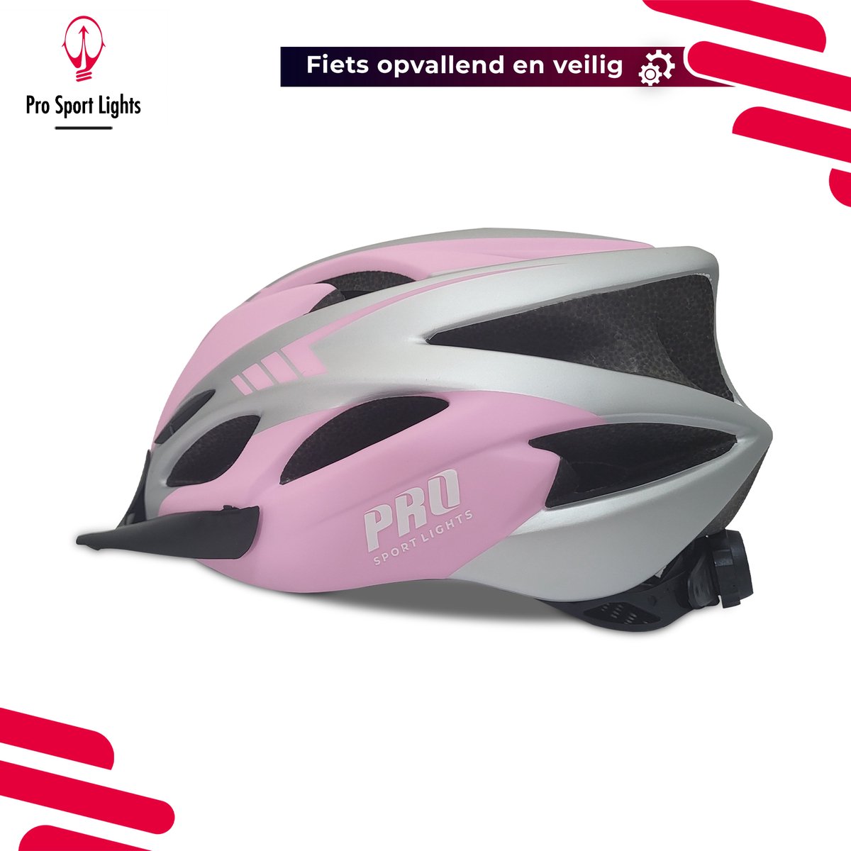 Fietshelm Dames/Vrouwen - Volwassenen - Medium 54/59cm - 180gram – foto 6