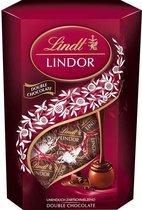 Lindt Lindor bollen Double Chocolate Geschenkbox 500g