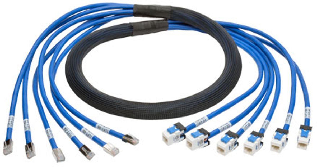 Tripp Lite Cat6/Cat6a, 15ft netwerkkabel 4,57 m Blauw