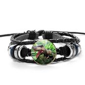 Akyol - Dinosaurus armband - Dino - Dinosaurus - Dinosauriër - T-rex - Armband - Dinosaur bracelet - Children's bracelet
