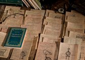 Journaling Papier Set 60 vellen - Vintage Books - Vintage boek - Voor o.a. bulletjournal, scrapbooking en kaarten maken