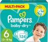 Pampers Baby-Dry Luiers - Maat 6 (13+ kg) - 124 stuks - Maandbox