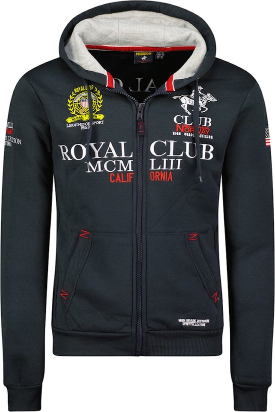 Geographical Norway Herren Sweat Jacke FVSA Sweat Shirt Hoodie Übergangs Jacke e