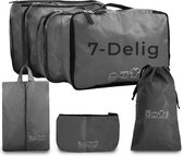 JetLag Packing Cubes Set van 7 voor efficiënt inpakken van bagage- Duurzaam, Lichtgewicht en Ruimtebesparend