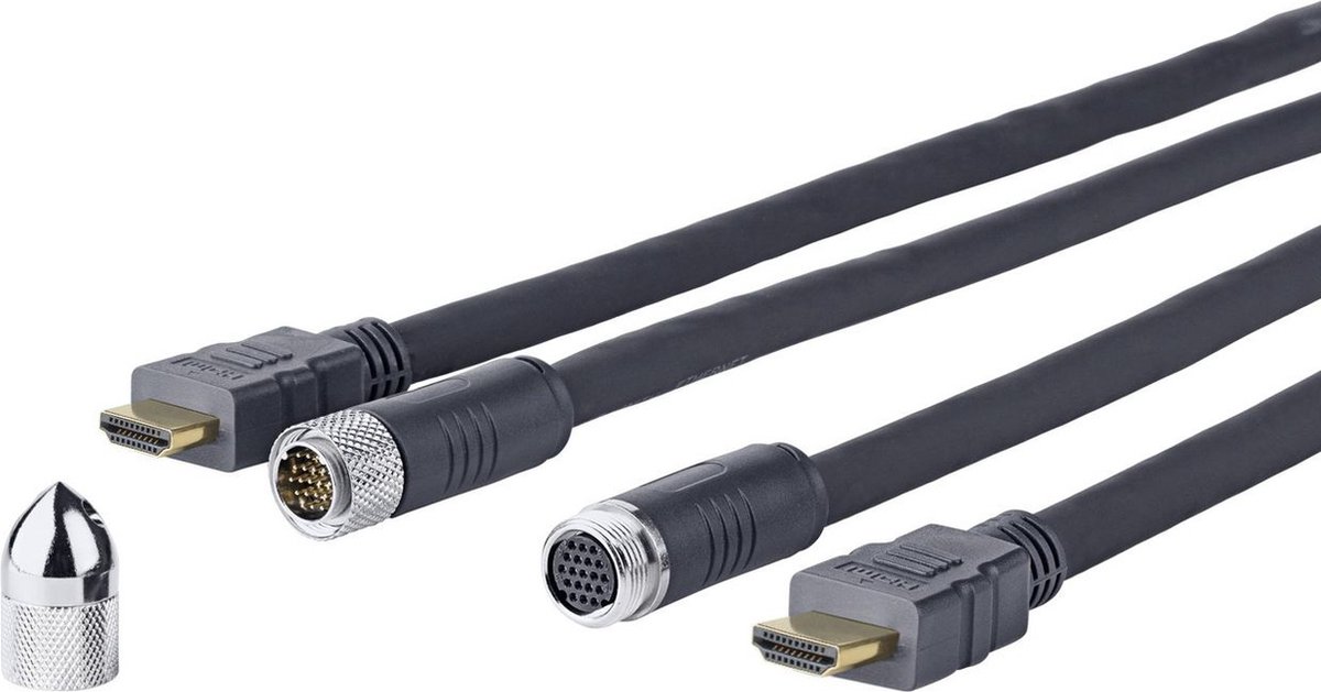 Vivolink PROHDMICW20 HDMI kabel 20 m HDMI Type A (Standaard) Zwart