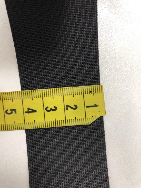 AHPYEUHK Elastieken band, 10 mm, breed, wit, 12 m, broekelastiek, brede elastische band, elastische band voor doe-het-zelf handwerk, naaitoebehoren