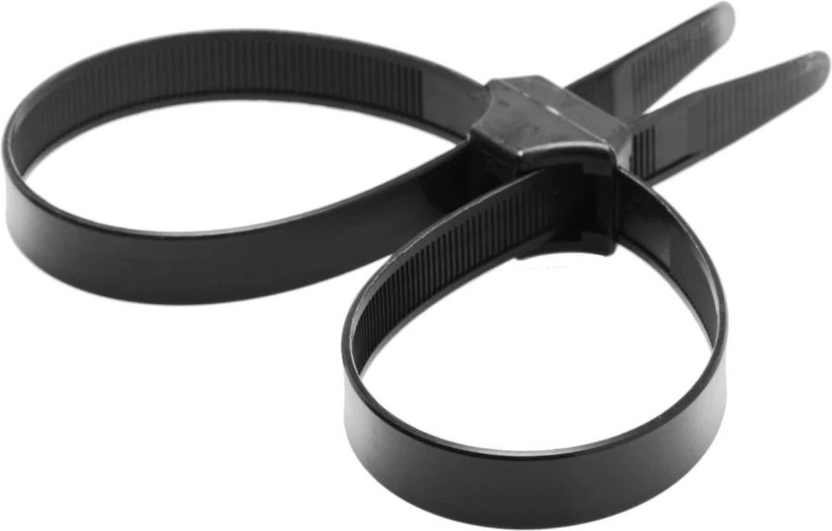 Goedkoopste XR Brands Misbehaved - Zwarte Politie Handboeien (Tie Rips) - 5 Stuks black