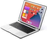 iPadspullekes - Apple iPad Pro 12.9 (2015) Toetsenbord Hoes - Keyboard Case Met Verlichting en Trackpad Muis - Zilver