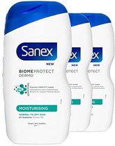 Sanex Gel Douche - Dermo Hydratant - 3 x 500 ml