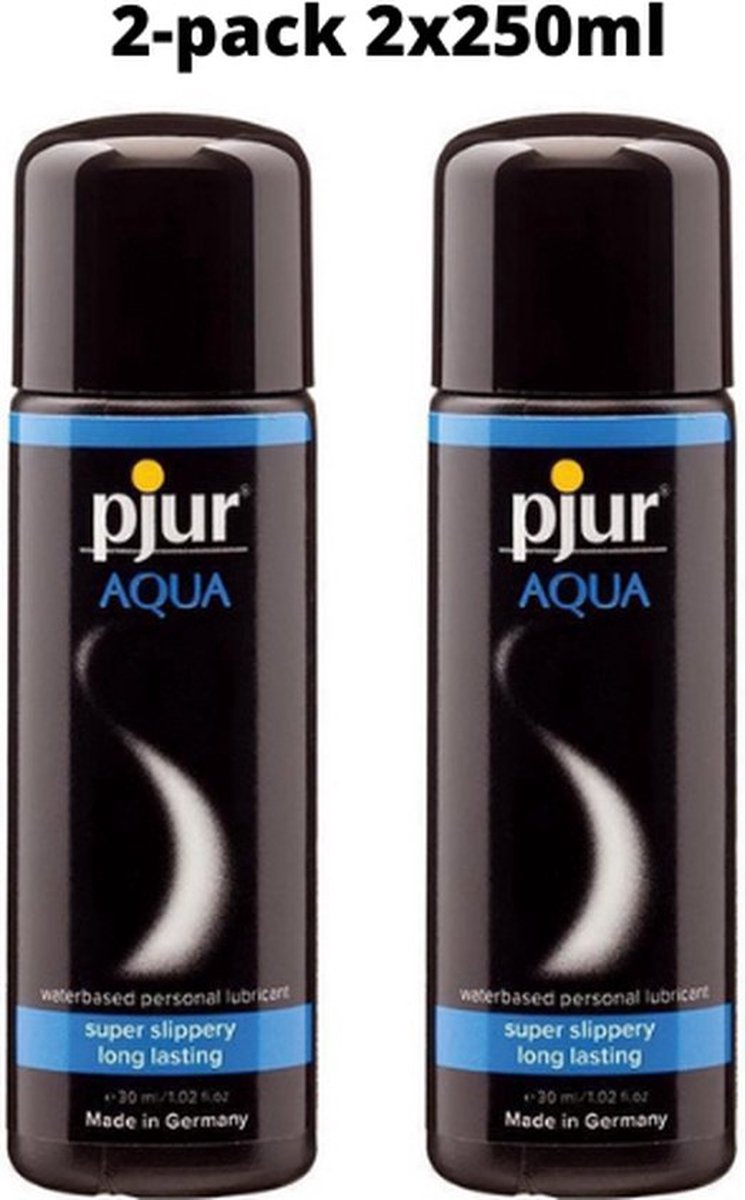 Goedkoopste 2x Pjur Aqua Glijmiddel Op Waterbasis - 250 ml
