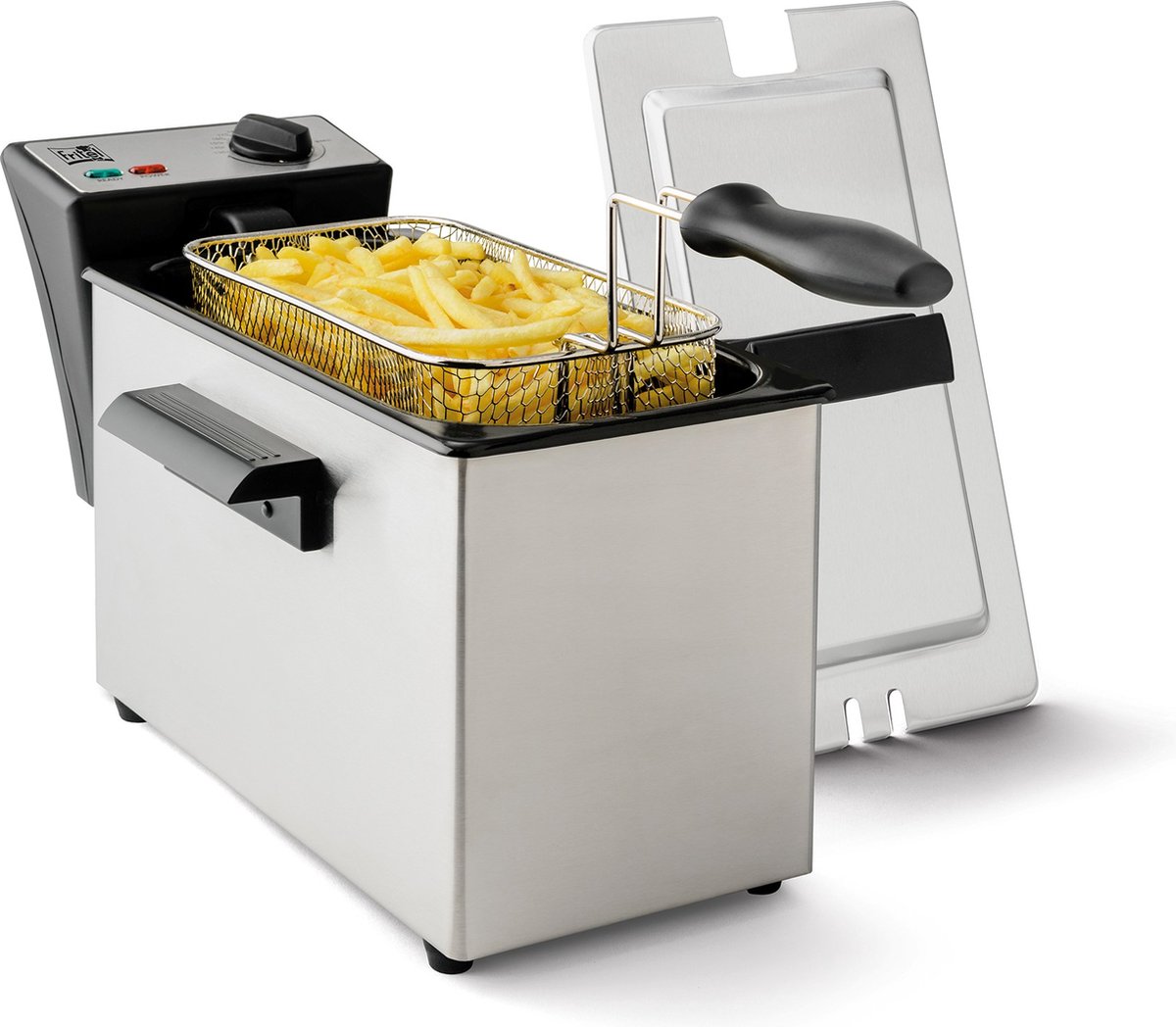 Professionelle Fritteuse 2 X 10L Mit Ablasshahn Für Gastronomie