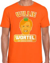 Bellatio Decorations Oranje Koningsdag t-shirt - Willie Wortel - heren M