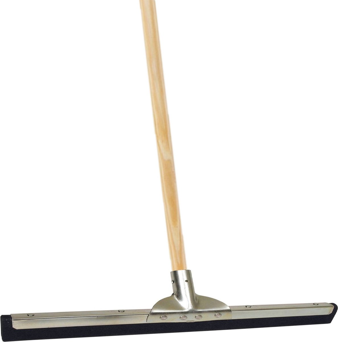 Goedkoopste Betra Vloertrekker/douchetrekker - voor water metaal/rubber 75 cm - met houten steel 150 cm