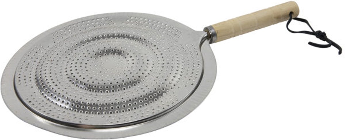 Svenska living Vlamverdeler - sudderplaat - RVS - diameter 22 cm