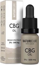Nature Cure CBG-olie 5% - 500 mg- Broad Spectrum  10 ml