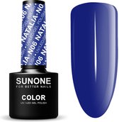 SUNONE UV/LED Hybride Gellak 5ml. - N06 Natalia - Blauw - Glanzend - Gel nagellak