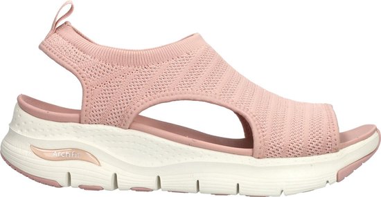 Skechers Arch Fit Sandaal - Vrouwen - Roze - Maat 40