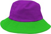 Folat - Chapeau Pêcheur Colorblock Violet/Vert
