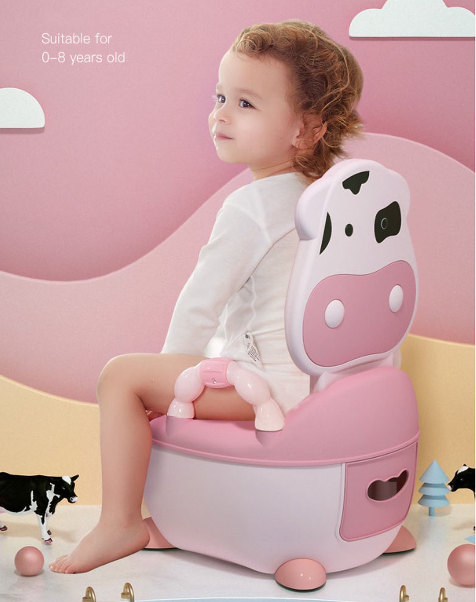 Pot de Aliments mignon pour bébé, siège de toilette portable pour