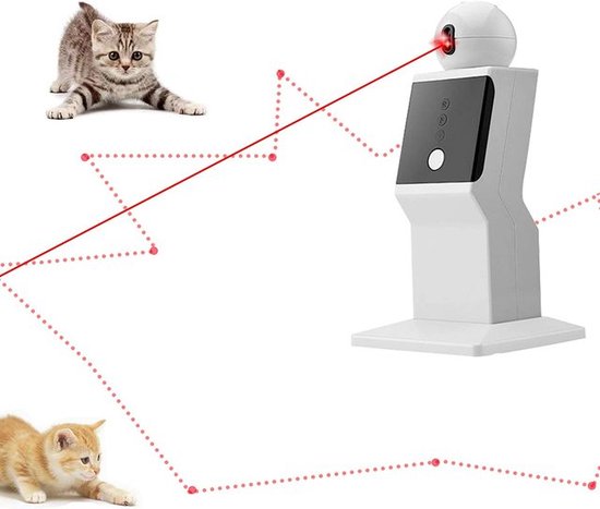 Automatische Laser Robot - Katten Speelgoed - Interactief voor uw Kat - 3  standen -... | bol.com