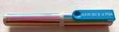 INOXCROM – mini stylo plume 'Agatha Ruiz de la Prada ' – rayures arc-en-ciel