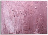 Dibond - Patroon in Roze Wand - 40x30 cm Foto op Aluminium (Wanddecoratie van metaal)