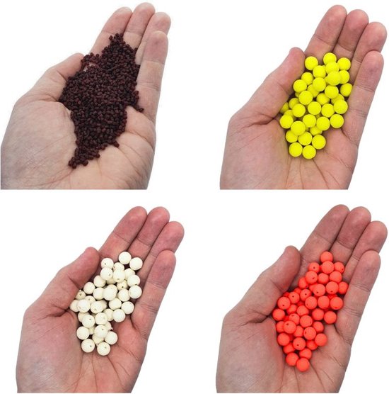 Method Feeder Voerpakket 'Deluxe' met Mini Boilies, Mini Popups, Mini Wafters, Mini Pellets & Grondvoer van Merkloos — afbeelding 2