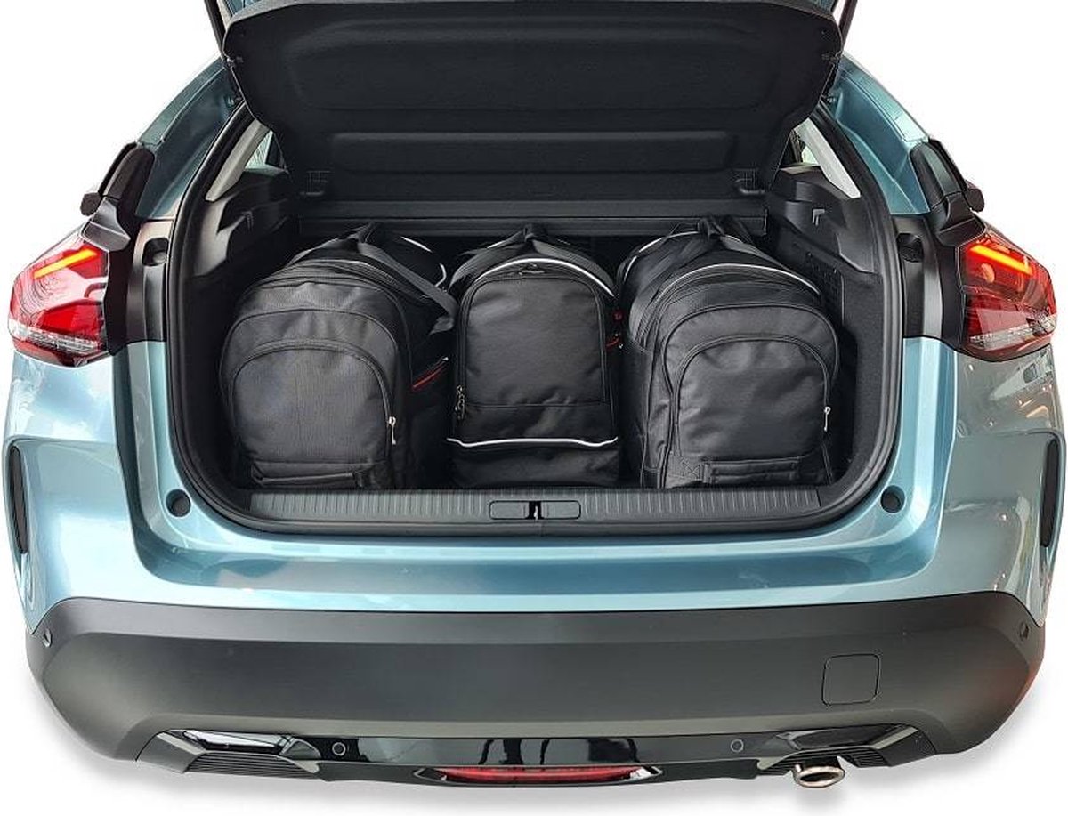 CITROEN E-C4 C4 SUV 2020+ Reistassen Kofferbak Tassen Set Organizer | 4-Delige Perfect Passende Set | Auto Interieur Accessoires Nederland en België
