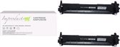 2x Improducts® geschikt voor HP 17A CF217A XL HP LaserJet Pro M102 M102a M102w M130 M130a M130fn M130fw M130nw MFP M 102 M 102a M 102w M 130 M 130a M 130fn M 130fw M 130nw