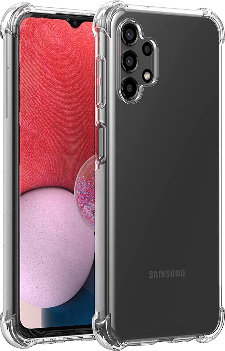 Cityhoesje - Anti Shock geschikt voor Samsung A32 4G – Backcover Transparant