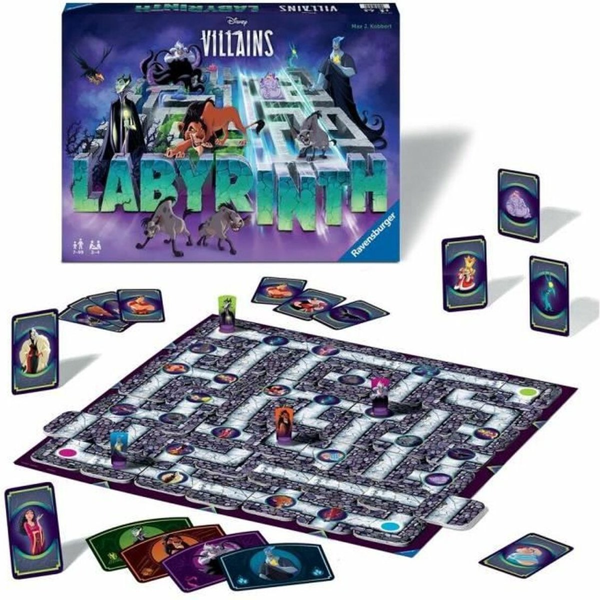 Ravensburger Disney Villains Labyrinth - Bordspel — afbeelding 6