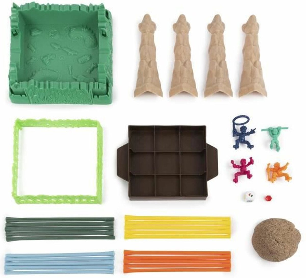 Jeu Aventuriers Des Sables Kinetic Sand - Jeu De Société Sensoriel Pour Enfants Dès 4 Ans | 2-4 Joueurs