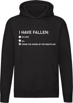 I have fallen Hoodie | love | liefde | vrijgezel | uitgaan | nachtclub | club | grappig | Unisex | Trui | Sweater | Capuchon