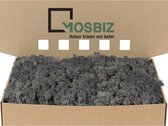 MosBiz Rendiermos Antraciet per 1000 gram voor decoraties en mosschilderijen
