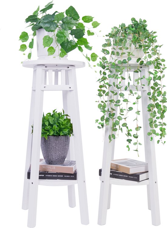 Plantenrek 2 Stuks Wandrek Voor Planten Ladder Kast 3 Planken