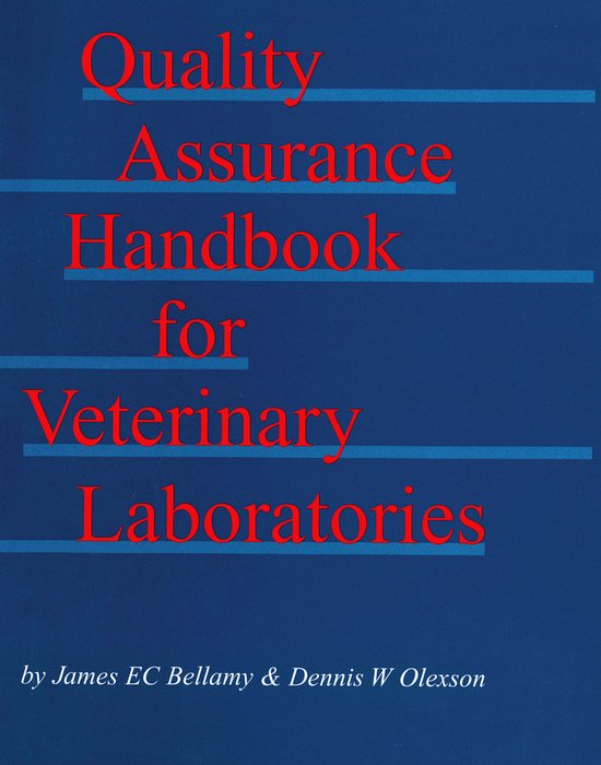 Quality Assurance Handbook for Veterinary Laboratories - cover