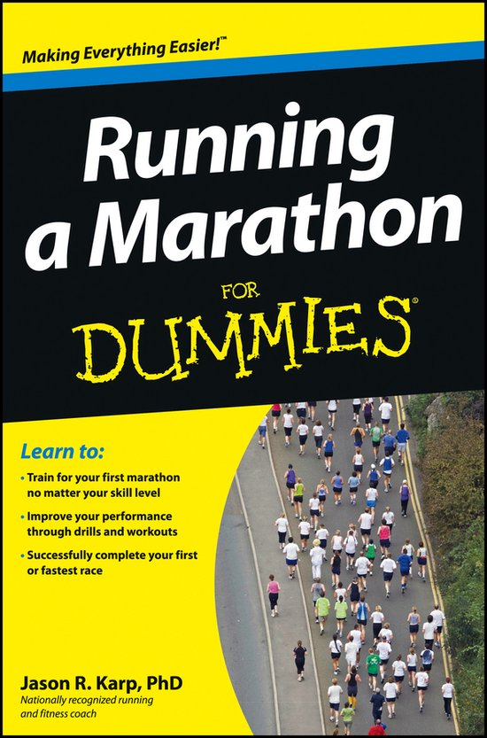 Running A Marathon For Dummies - cover