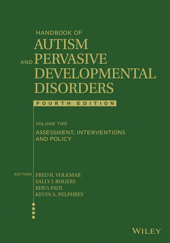 Handbook Of Autism And Pervasive Developmental Disorders - cover