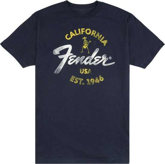 Fender Baja Blue T-Shirt (Medium) - T-Shirt