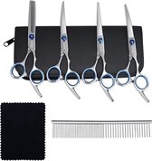 Hondenschaar / scissors for dogs and cats, dog grooming scissors, pet comb \ hondenverzorgingsschaar, set 5