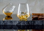 Tumbler Whiskey / water glazen 35cl 'King' (12 stuks)