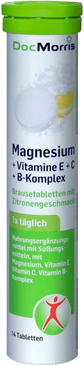 DocMorris Magnesium Vitamine E+C+B Complex Bruistabletten