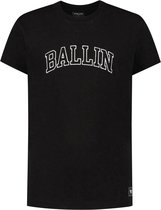 Ballin Amsterdam - Jongens Relaxed Fit T-shirt - Zwart - Maat 116