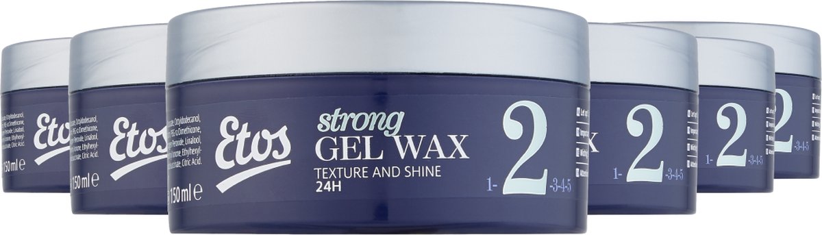 Etos Gel Wax - Strong - 6x150 ML - Voordeelverpakking